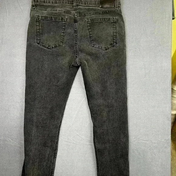 Perry Ellis Straight Black Jeans Men’s 36/32 Denim faded stretch VTG 90s 0326 - Picture 8 of 10